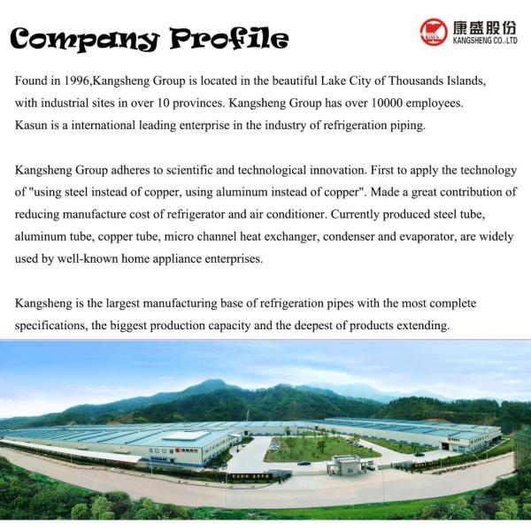 Extruded Aluminum Tube for Refrigerator and Freezer (show)