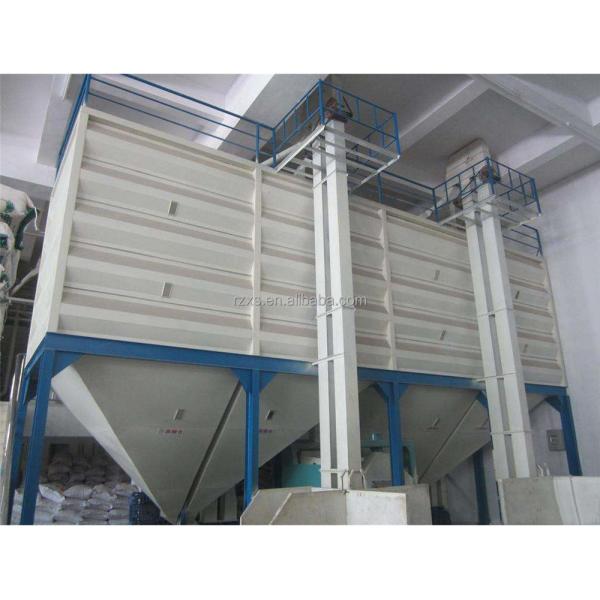 Buy 500 Ton Small Size Galvanized Hopper Bottom Grain Wheat Flour Storage Silo at wholesale prices