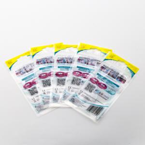 Custom Zip Lock Pouches Plastic Bags For Dental Floss Packaging Featuring