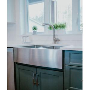 Rectangular Apron Stainless Steel Kitchen Sink With Large Capacity