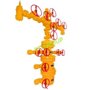 Quality API 6A Anti Corrosion splited Wellhead And Christmas Tree 2 1/16&quot; - 7 1/16&quot; for sale