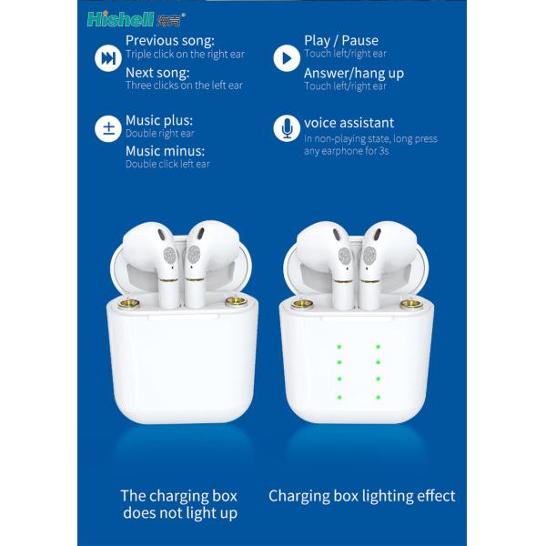 500mAh HiFi ABS TWS True Wireless Stereo Earbuds Waterproof BT5.0 F68