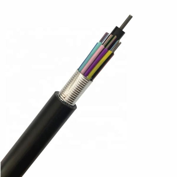 G652D PE Underground Anti Outdoor Optical Fiber Cable GYTS 2-144 Core