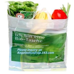Vest Carrier Plastic Biodegradable Shopping Bag with EN13432 Certificated, Vest