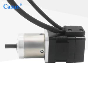 NEMA 14 Gear Box Stepping Motor With Encoder 0.18N.M 1.0A For PLC