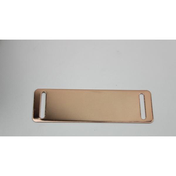 2019 Custom Iron Material Light Gold Shoelace Charm Beads Diy Shoelace Buckles