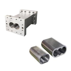 Compounding Co Rotating Parallel Twin Screw Extruder Spare Parts Barrels