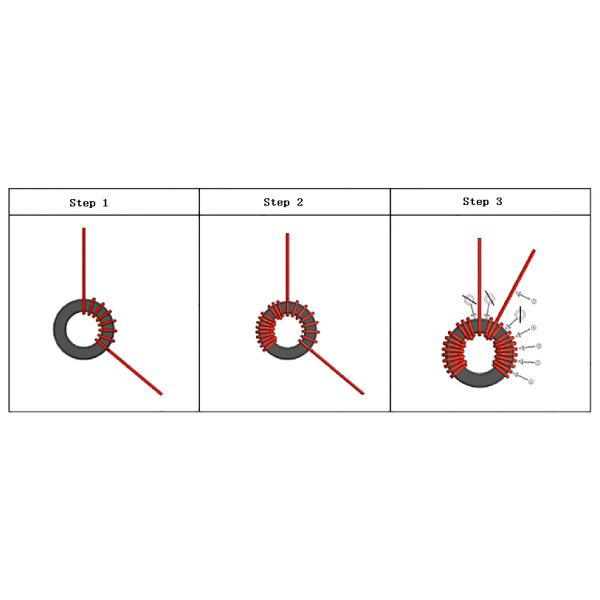 PLC Controlled Toroidal Inductor Winding Machine For Fast Efficiency And 99% Yield Rate