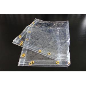 Heavy Duty Tarpaulin Transparent Tarp with Eyelets Customizable Thick Tarps Easy