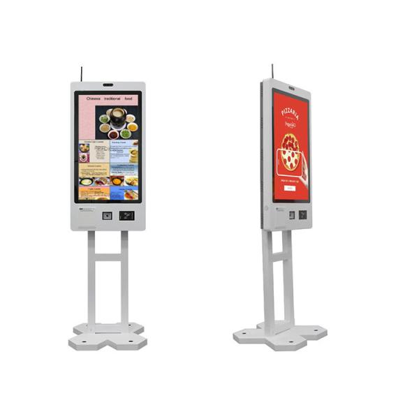 Self Ordering Kiosk Custom 21.5 Inch Touch Screen Wall Mounted Stand Self Service All in One Pc Touch Payment Kiosk for Restaurant