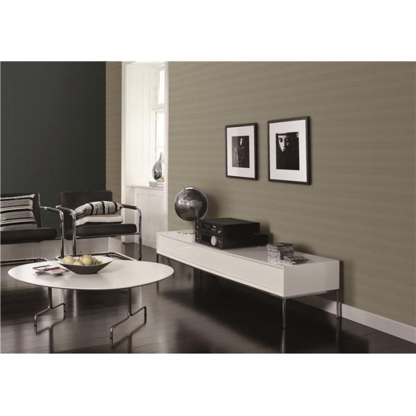 Buy Non Pasted Faux Grasscloth Wallpaper / TV Background Wet Embossing Wallpaper at wholesale prices
