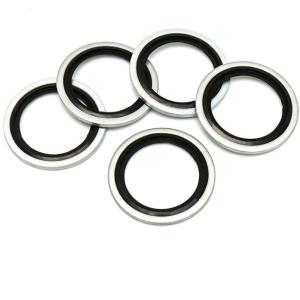 Rubber Silicone Metal Bonded Sealing Washers Custom Designed