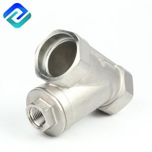 CF8 / CF8M Stainless Steel female thread Y strainer