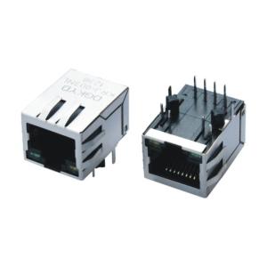 Network Connector RJ45 with Transformer Integrated Magnetics , 100BASET G/Y