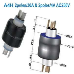 A4H mercury slip rings 2poles/30A&2poles/4A
