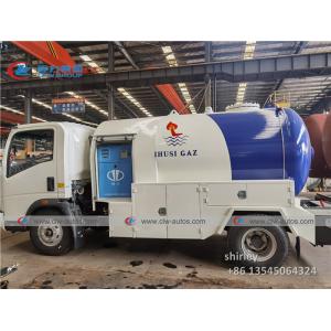 Left Hand Drive 5000L 2MT LPG Transport Truck