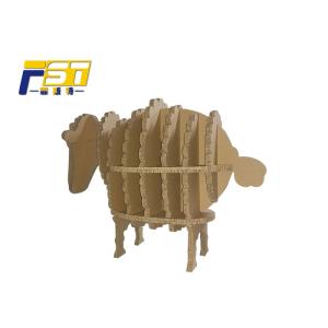 Eco - Friendly Cardboard Box Furniture , Individual Design Foldable Cardboard