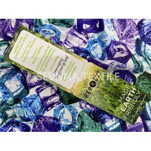 24% Spandex Recycled Swimwear Fabric Ice Cold Digital Printed Pattern