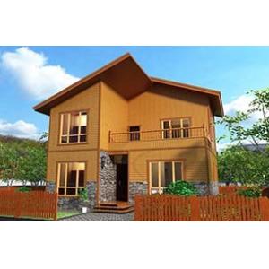 China Home Function Chinese Style Steel Prefabricated House Villa Long Span on sale
