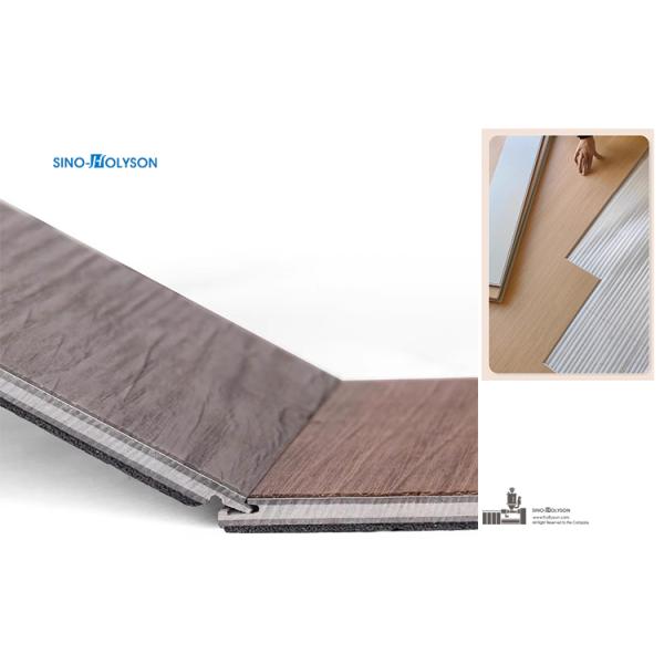 Sinohs Automatic SPC Floor Manufacturing Equipment / SPC Floor Sheet Making Machine