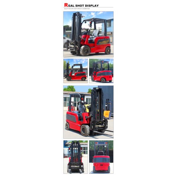 New Forklift 1 Ton Electric Pallet Stacker 2 Ton Full Electric Forklift Truck Price for Sale