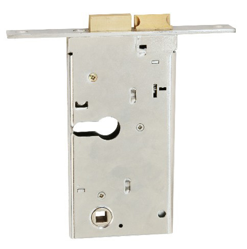 Buy Aluminum Door Lock Solid SN Finish Surface Mounted Mortise Door Lock For Wooden Door at wholesale prices