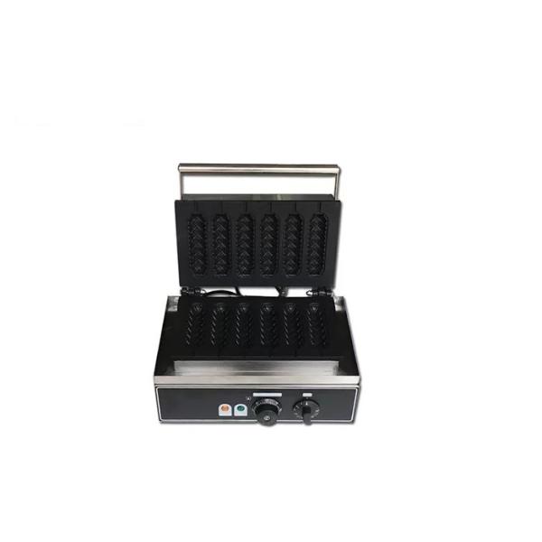 Buy Stainless Steel 390mm 1.55Kw Hot Dog Waffle Maker at wholesale prices