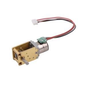China 18° Degree Step Angle 10mm Micro Stepper Motor  With Worm Gearbox on sale