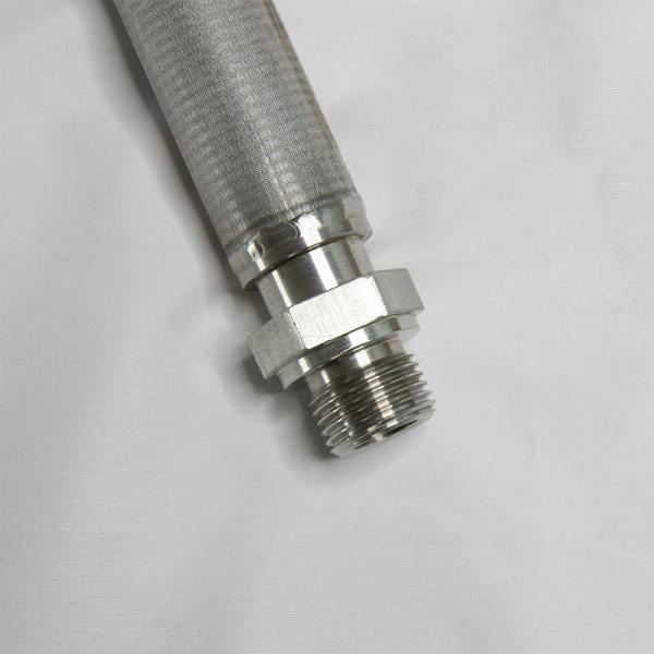 Sintered 10 Micron Wire Mesh Filter Cylinder,Heat Resistant SS Oil Filter Tube