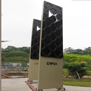 SUS Illuminated Parking Custom Pylon Signs For Companies