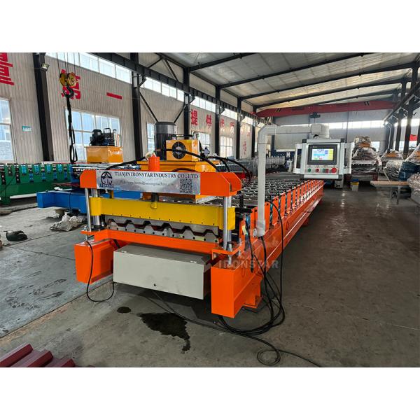 T35 Trapezoidal roofing sheet roll forming machine for kyrgyzstan