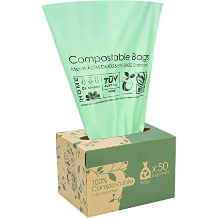 Buy Recycling Bio Degradable Garbage Bags Compostable Plastic ODM at wholesale prices