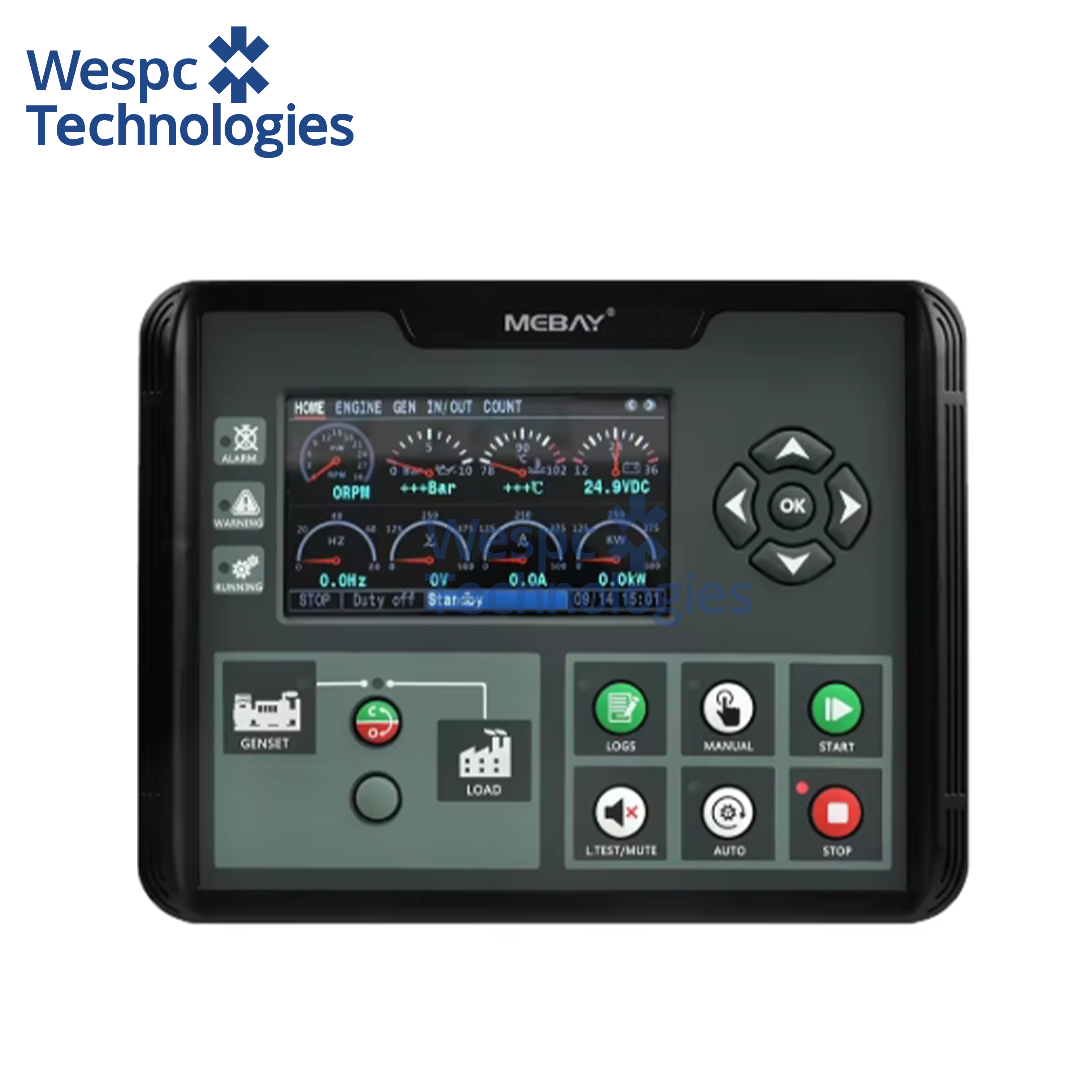WESPEC Original DC60DR Diesel Remote Genset Controller Generator Controller