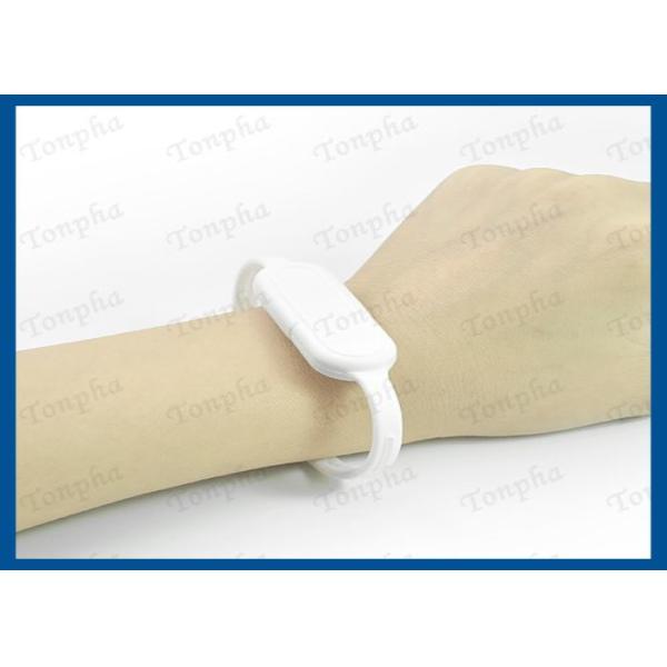 Promotional Thin Wristband Flash Drive Convenient Carrying Silicone Material