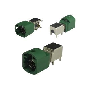 Quality FAKRA HSD LVDS PCB Mount RF Connector For GPS Telematics Or Navigation for sale