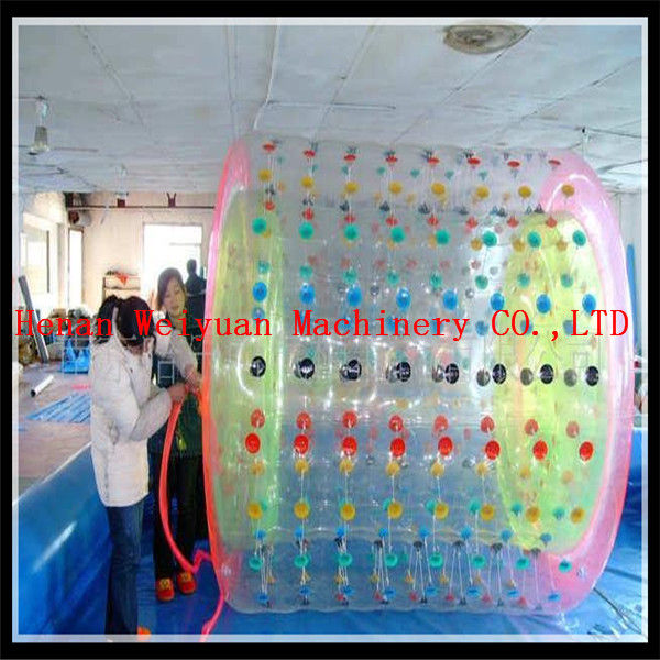 Buy Floating air bubble roller ball inflatable water roller balls at wholesale prices