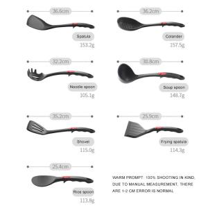 Ergonomic 7pcs Multifunctional Silicone Kitchen Utensil Set