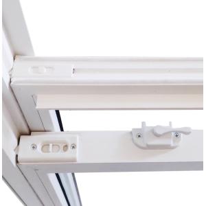 Sliding UPVC Double Hung Window Ventilator 30X60 Vinyl Glass