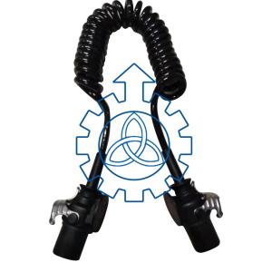 China 8KA007648041 Commercial Vehicle Parts HELLA Coiled Cable Black on sale