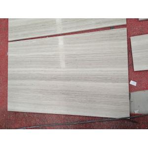 White grey wooden grain natural marble tile and slab