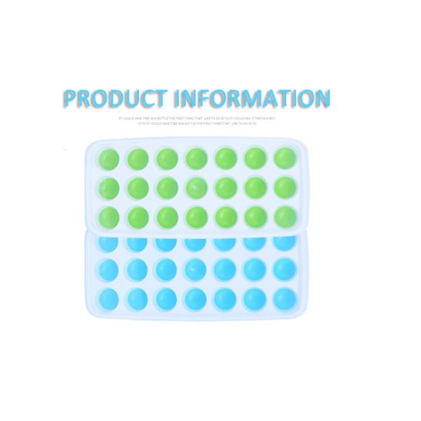 Ice Cream Tools Type Ice Cream Makers BPA Free 14 Cavity Silicone Ice Mold with Cover