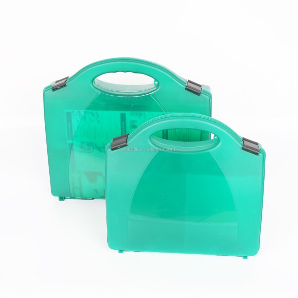 Medical Green Work Place First Aid Kits Wall Mount 10 Persons BS 8599-1:2011 UK CE ISO13485