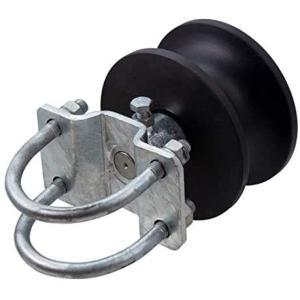 4" Round Gate Premium Nylon Cantilever Roller Galvanized