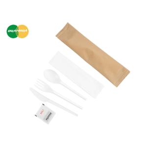 CPLA Material Eco Friendly Cutlery Set Disposable Biodegradable