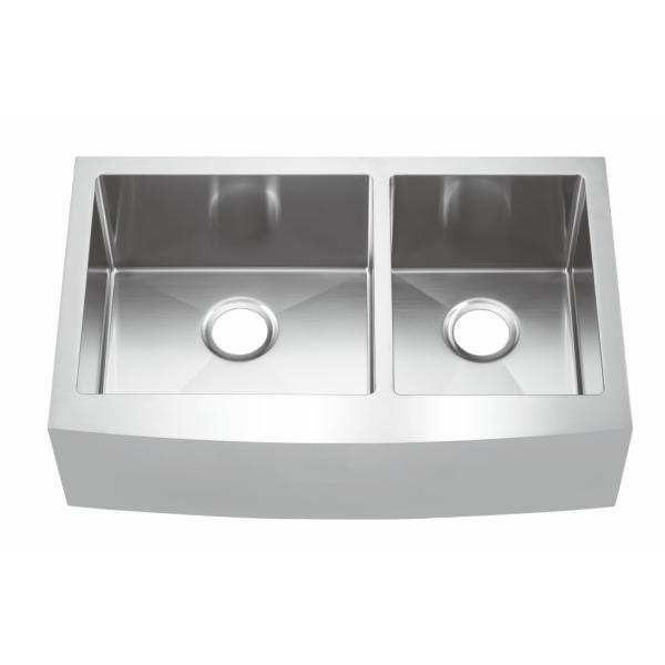 Durable Apron Stainless Steel Kitchen Sink With Grid Provided Fregadero Acero Inoxidable