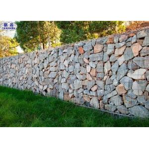 Galfan Coated Welded Gabion Box / Garden Gabion Retaining Wall Rust Proof