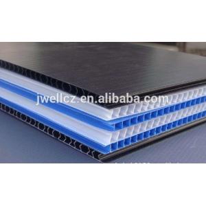 Jwell PC, PP, PE Plastic Hollow Sheet Board honeycomb Extrusion Line