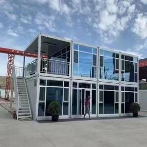 White Prefabricated Modular Houses for Custom 20ft 40ft Portable Office