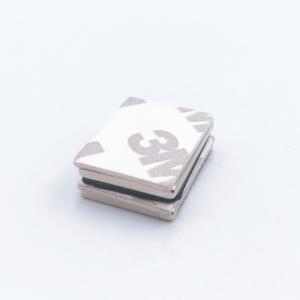 Quality Neodymium NiCuNi Coating 3M Adhesive Magnet Block Shape for sale