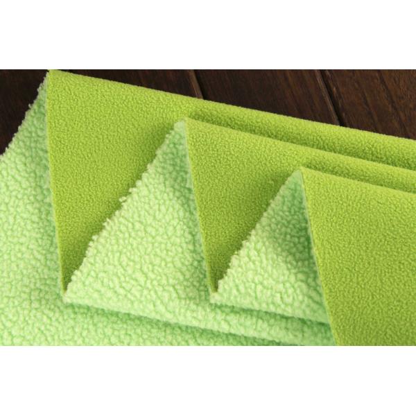 Warm thick coral/polar fleece and sherpa blended for apparel